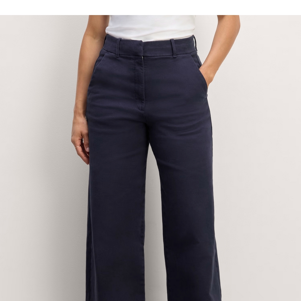 Everlane Pheobe Pant In Navy Size 2
